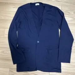 ネイビー テーラードジャケット　薄手Mサイズ