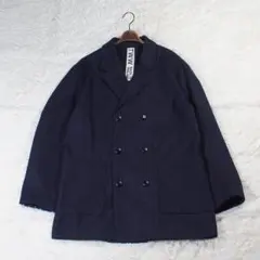 希少 英国製《トラディショナルウェザーウェア》ダブルコート(L)ネイビー