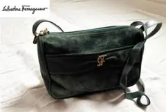 90’S ビンテージ Ferragamo フェラガモ スエード ショルダーバッグ