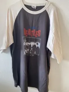 THE BEATLES ラグランTシャツ バンドT 両面プリント 公式　LL
