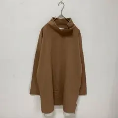 【ドゥクラッセ】チュニック　パターン柄　配色　ハイネック【M】ワンピース 春　秋のサムネイル