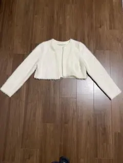 CELFORD オフホワイト ショートファーカーディガン ONE SIZE