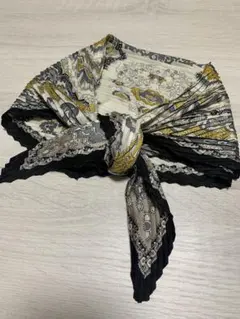 【新品】 UVカット スカーフ ひし形 プリーツ加工