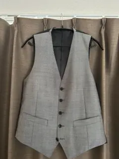 ONLY galleria グレー チェック フォーマルベスト