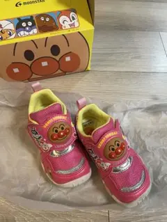 アンパンマン スニーカー 14.0 EE ピンク　厶−ンスタ−