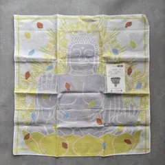 【新品未使用】中川政七商店 奈良はんかち 大仏 綿100% 50×50cmのサムネイル