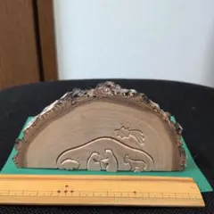 値下げしました。クリスマスの木製彫刻インテリア