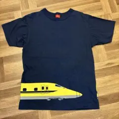 OJICO オジコ　ドクターイエローTシャツ　ネイビー　レディースLサイズのサムネイル