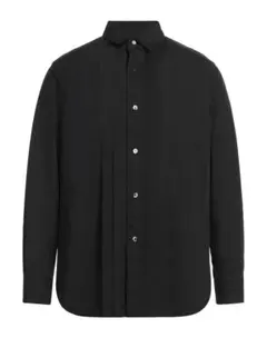 sacai 24-03268M ブラックプリーツシャツ