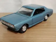 ダイヤペット 1/30 B-1 セドリック ハードトップ ブルー ヨネザワ日本製のサムネイル