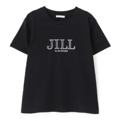ジルバイジルスチュアート オーガニックコットンロゴライン刺繍Ｔシャツ JILL