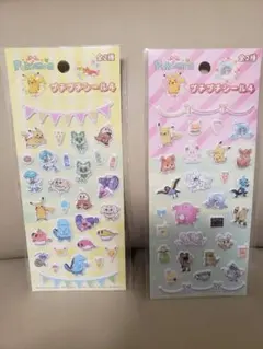 ポケモン キャラクタープチプチシール4 二枚組セット