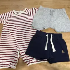 ベビー服 ズボン ロンパース 3点セット