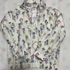 【美品】GAP KIDS XL 花柄ジャケット（フード有り）