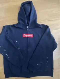SupremexMM6 BoxLogoZipUpHoodedSweatshirt - メルカリ