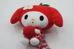新品未使用　Sanrio　サンリオ　マイメロディ　ぬいぐるみ　タグ付き　りんご