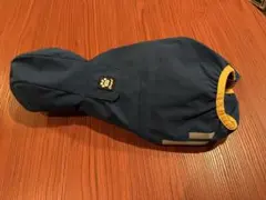 小型犬用レインコート フード付き 青