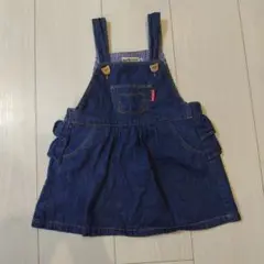 ミキハウス ホットビスケッツ ジャンパースカート 90cm
