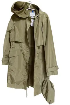 ⭐️新品⭐️COLE HAAN ZIP UP TRENCH COAT L バック付