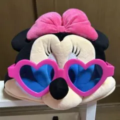 ミニーマウス ぬいぐるみ ハート型サングラス セット