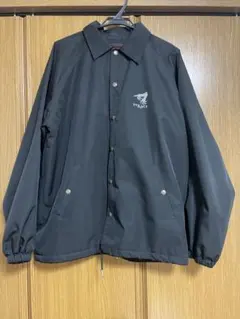 EVILACT イーブルアクト ナイロンコーチジャケット ブラック 裏ボア M EVILACT イーブルアクト レオパードボア コーチジャケット