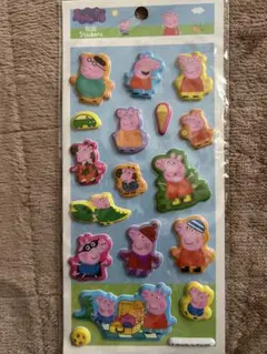 Peppa Pig 立体シール 未使用 ペッパピッグ