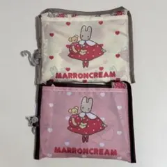 マロンクリーム　ショッピングエコバッグ2点セット　サンリオ　しまむら