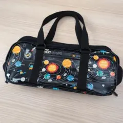 【カラフルキャンディスタイル 】絵の具バッグ　撥水軽量タイプ　宇宙柄のサムネイル