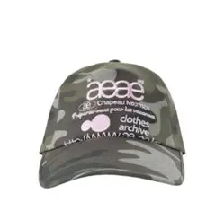 aeae カモフラージュ ベースボールキャップ 赤 aeae カモフラージュ ベースボールキャップ 赤 aeae