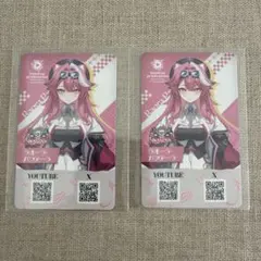 セット バッジ カード アクスタ ラオーラ・パンテーラ 東京駅 ホロライブ ホロライブ☆東京駅限定 ジジ・ムリン&ラオーラ 記念硬券風カード その他