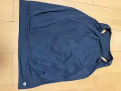 スカーラ 黒 ノースリーブヨガウェア