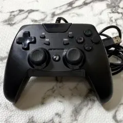 PC／PS3対応 USB 有線ゲームコントローラー（ブラック）