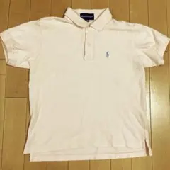 ポロ ラルフローレン 半袖 ポロシャツ 140 ピンク 刺繍 美品