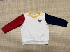 mikiHOUSE HOTBISCUITS 長袖トレーナー　くま　90サイズ