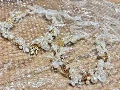 ウエディング 髪飾り カチューム