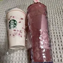Starbucks さくらリユーザブルカップ カラーチェンジタンブラー　２点