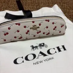 COACH チェリー柄 ペンケース ポーチのサムネイル