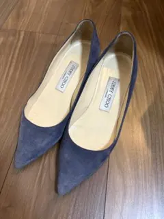 JIMMY CHOO スエード パンプス パープル - メルカリ