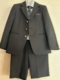 CHOPIN ショパン　フォーマルスーツ 黒120cm ネクタイ付