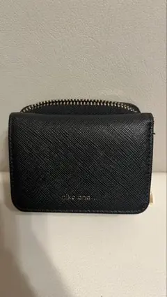 niko and ... ブラック 三つ折り財布