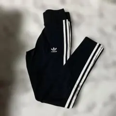 アディダスオリジナルス　 ブラック スパッツ 3本ライン JS