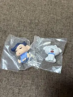 クレヨンしんちゃん ねぐせついてるよ ミニフィギュア 2種セット