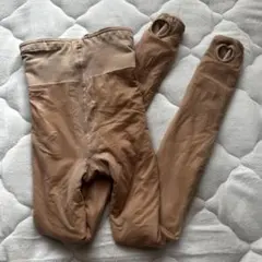 ベージュ 裏起毛トレンカ