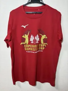 ミズノ 2XL 天皇杯 皇后杯 2024 限定Tシャツ バレーボール 赤
