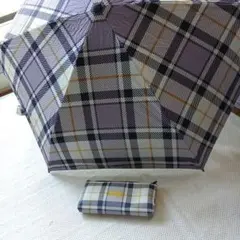 チェック柄 折りたたみ傘
