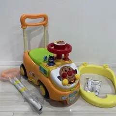 アンパンマン よくばりビジーカー 押し棒　ガード付き