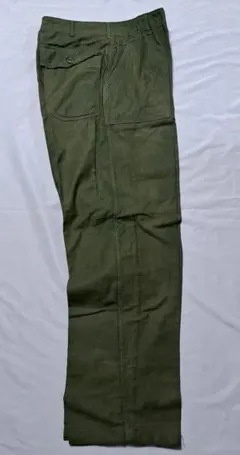 【実物70s】米軍 OG-107 ベイカーパンツ　34×31 34×31】U.S.Army Utility Trousers OG-107 実物 米軍 ベイカー