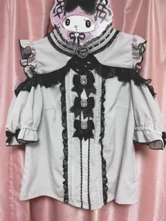 リズリサ♡オープンショルダーフリルブラウス♡ピンク - メルカリ