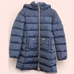 ヘルノ　ジュニアダウンコート　12year 美品　ネイビー　高級　クリーニング済