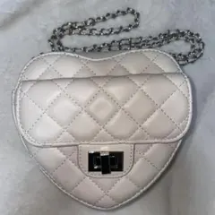 GRL キルティング チェーン ハート型バッグ tr542